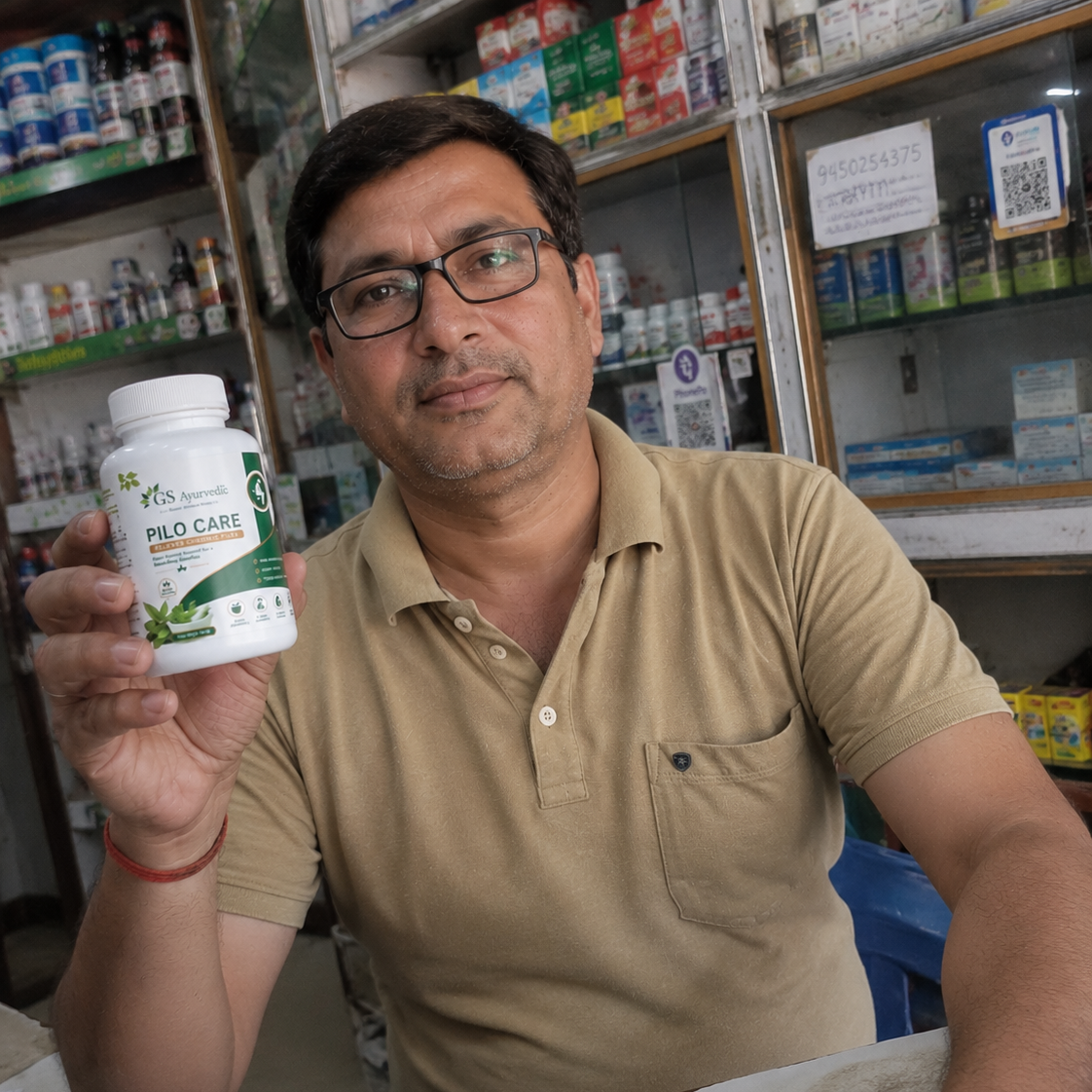 GS Ayurvedic Pilo Care | Piles Pain, Bleeding & Swelling Relief | 60+ Years Expertise
